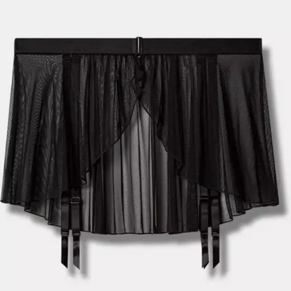 TORRID 5/6 Mesh Garter Skirt Lingerie Plus Size - Picture 2 of 5